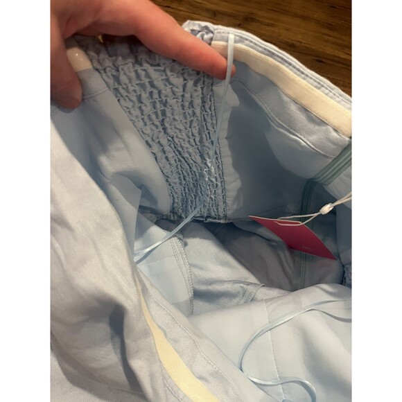 Amanda Uprichard Matea  Skort Romper POWDER BLUE Sz S /100% AUTHENTIC- NWT - Picture 11 of 16